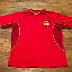 Red España Futbol Soccer Jersey Sz S